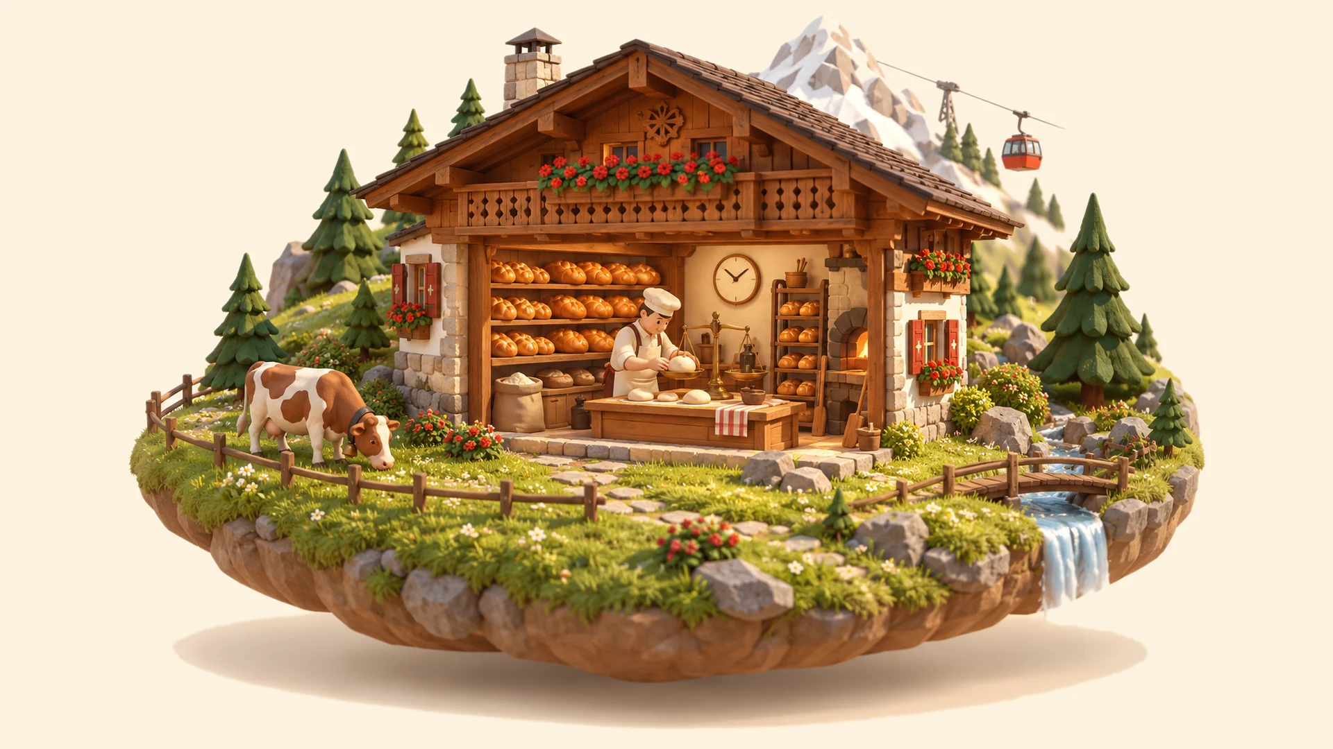 Diorama : la précision, Suisse